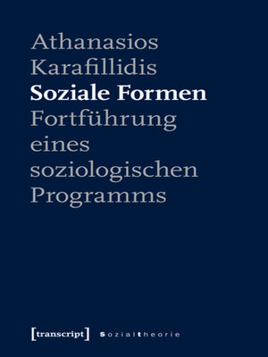 cover image of Soziale Formen
